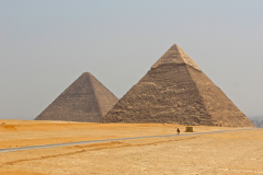 Pyramids of Khafre and Menkaure